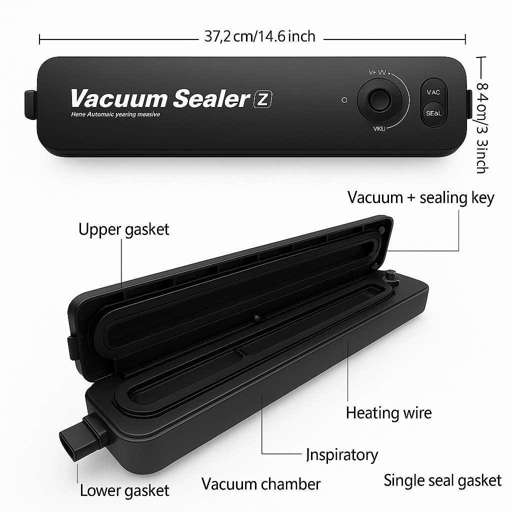 Portable Multi-Functional Food Vacuum Sealer