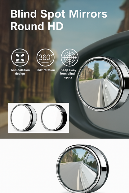 2" Round Wide Angle Blind Spot Mirror