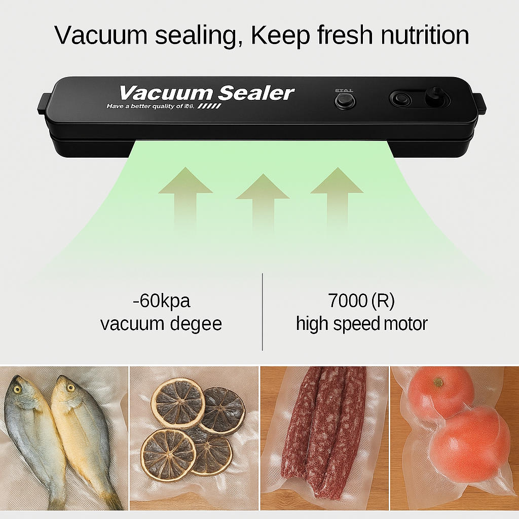 Portable Multi-Functional Food Vacuum Sealer
