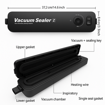 Portable Multi-Functional Food Vacuum Sealer